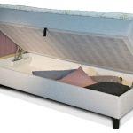 New Design  Čalúnená posteľ NOVO s čelami | ľavá s topperom Extra Rozmer.: 80 x 200 cm