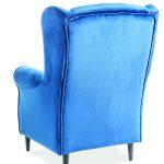 Signal Kreslo BARON Velvet Farba: Curry / Bluvel 68