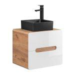 ArtCom Keramické umývadlo UM-6276 SLIM 1 | čierna 40 cm