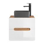 ArtCom Keramické umývadlo UM-6276 SLIM 1 | sivá 40 cm