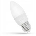 LED žiarovka E-27 230V 6W studená biela