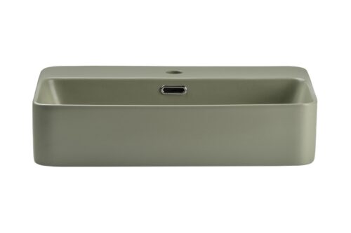ArtCom Keramické umývadlo TRUST 2 E-6282 | zelený mat 55 cm ArtCom Keramické umývadlo TRUST 2 E-6282 | zelený mat 55 cm