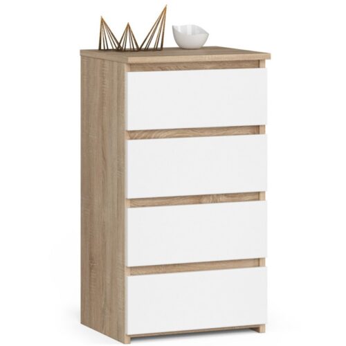 Komoda CL4 40 cm dub sonoma/bílá Komoda CL4 40 cm dub sonoma/bílá