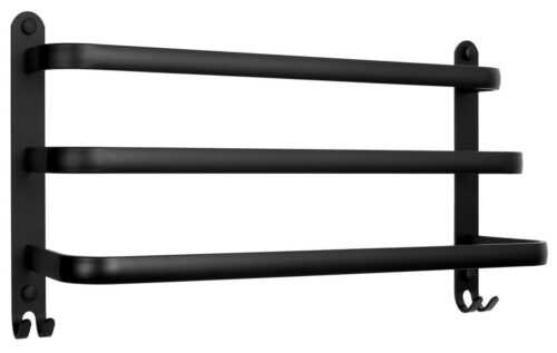 Nástěnný věšák Athos 50 cm černý Nástěnný věšák Athos 50 cm černý