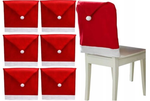Sada 6 ks potahů na židle SANTA červená Sada 6 ks potahů na židle SANTA červená