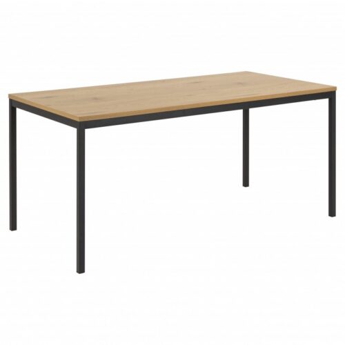 Jedálenský stôl Seaford 160x80x74 cm dub divoký/černá Jedálenský stôl Seaford 160x80x74 cm dub divoký/černá