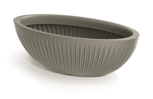 Oválný květináč LATIE 58 cm mocca Oválný květináč LATIE 58 cm mocca
