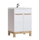 ArtCom Keramické umývadlo CFP 9060 | biely lesk 60 cm – Obrázok 2
