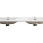 ArtCom Keramické umývadlo FLY 120D | biely lesk 120 cm