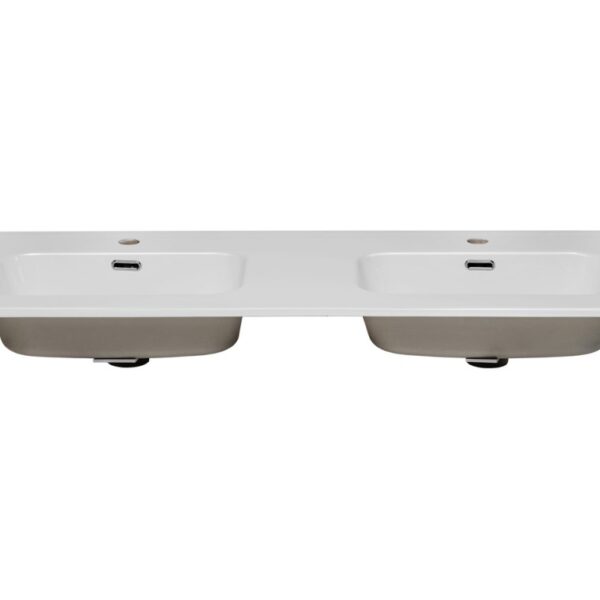 ArtCom Keramické umývadlo GO 120D | biely lesk 120 cm