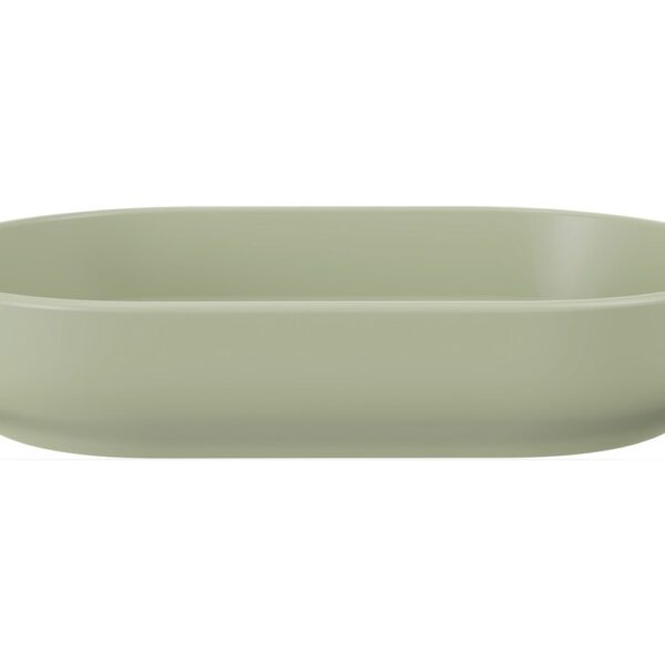 ArtCom Keramické umývadlo RIVER 2 E-6594 | olivový mat 55 x 35 cm