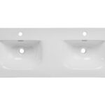 ArtCom Keramické umývadlo SKY 120D | biely lesk 120 cm