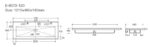 ArtCom Keramické umývadlo SPIRIT UM-8070-120 | biely lesk 120 cm – Obrázok 2
