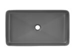 ArtCom Keramické umývadlo UM-6275 SLIM 2 | sivý mat 60 cm – Obrázok 2