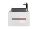 ArtCom Keramické umývadlo UM-6275 SLIM 2 | sivý mat 60 cm