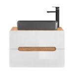 ArtCom Keramické umývadlo UM-6275 SLIM 2 | sivý mat 60 cm