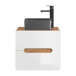 ArtCom Keramické umývadlo UM-6276 SLIM 1 | sivý mat 40 cm