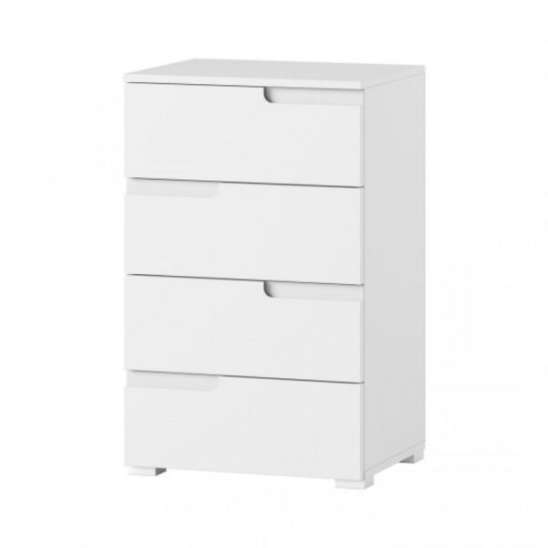 CELENE komoda 2 biela/biely lesk
