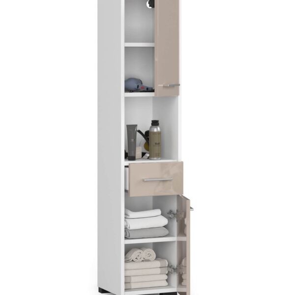 biela / cappuccino lesk