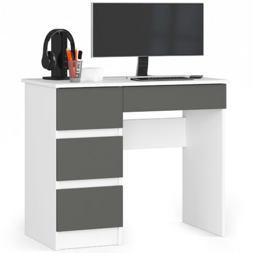 Moderný písací stôl ZEUS90L Moderný písací stôl ZEUS90L