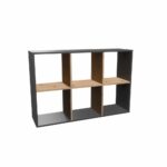 Regál MALAX 110 cm antracit/dub artisan
