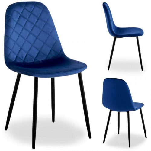 Čalúnená designová stolička ForChair III modrá Čalúnená designová stolička ForChair III modrá