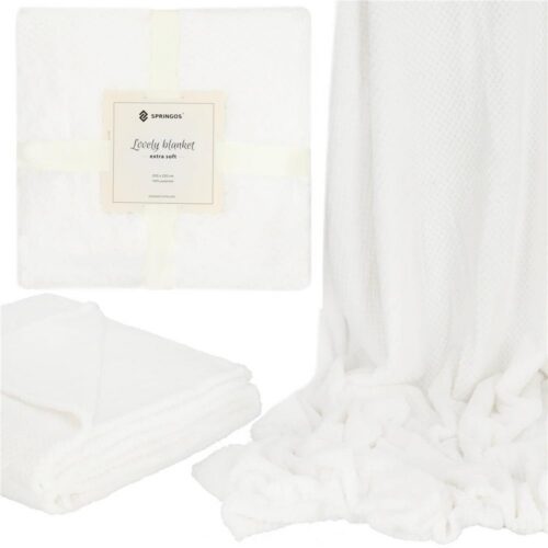 Deka 200x220 cm SPRINGOS HA7287 - biela Deka 200x220 cm SPRINGOS HA7287 - biela