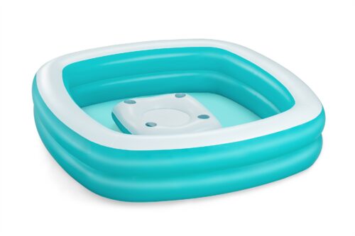 Detský bazén 218x218x48cm + plávajúci stôl BESTWAY 54446 Detský bazén 218x218x48cm + plávajúci stôl BESTWAY 54446
