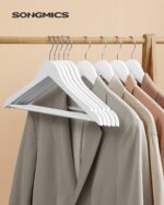 Drevené ramienka 30 ks SONGMICS CRW031WT – Obrázok 2