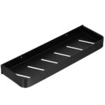Kúpeľňová polica 40x12 cm Springos HA5150 - čierna