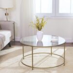 Okrúhly stolík 84 cm VASAGLE LGT21G – Obrázok 2