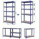 Policový regál SONGMICS 150 x 75 x 30 cm - GLR30Q – Obrázok 2