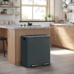 Recyklačný odpadkový kôš SONGMICS LTB60GS – Obrázok 2