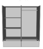 antracit/light artwood