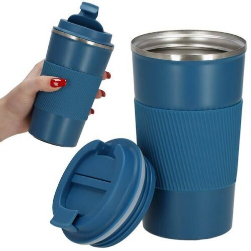 Termohrnček 500 ml Springos KI0130 - modrý Termohrnček 500 ml Springos KI0130 - modrý