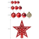 Vianočné ozdoby na stromček 100 ks SPRINGOS CA0122 – Obrázok 2