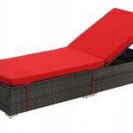 Záhradné lehátko Garden Line ABI3555 - červené