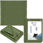 Ochranná plachta 3x3 m 120g/m2 SPRINGOS GA2135 – Obrázok 2