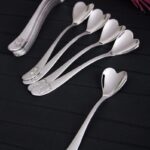 Sada lyžičiek Lolly 12 kusov 12 cm strieborná