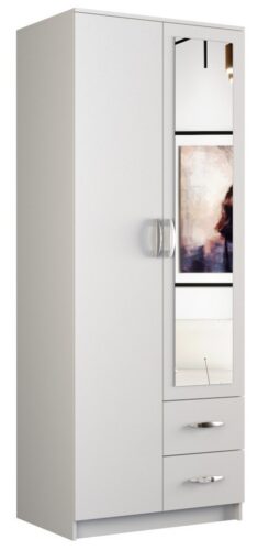 Šatníková skriňa ROMANA 80 cm biela Šatníková skriňa ROMANA 80 cm biela