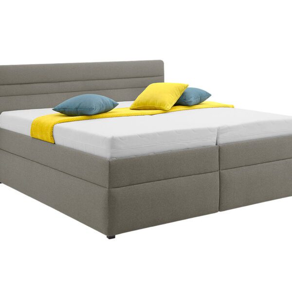 KOSKA 180 čalúnená posteľ sivo-béžová