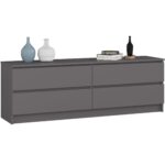 Komoda Kuba 160 cm grafit