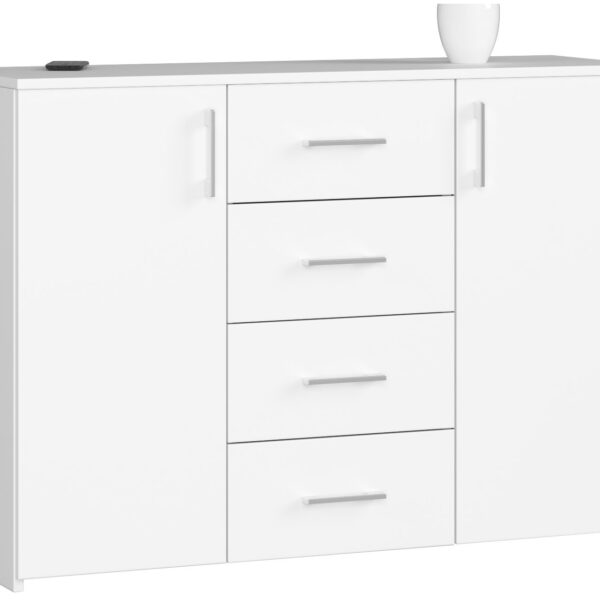 Komoda Torvi K 110 cm biela matná