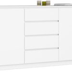 Komoda Tove K 160 cm biela matná