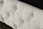 LuxD Dizajnová posteľ Laney Chesterfield 180 x 200 cm prírodná – Obrázok 4