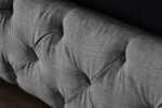 LuxD Dizajnová posteľ Laney Chesterfield 180 x 200 cm sivá – Obrázok 4