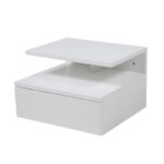 Nočný stolík Ashlan 35 cm biely