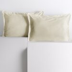 Obliečky na vankúše AmeliaHome Velvet Side Si krémové