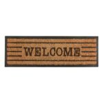 Rohožka Welcome 75 cm hnedá