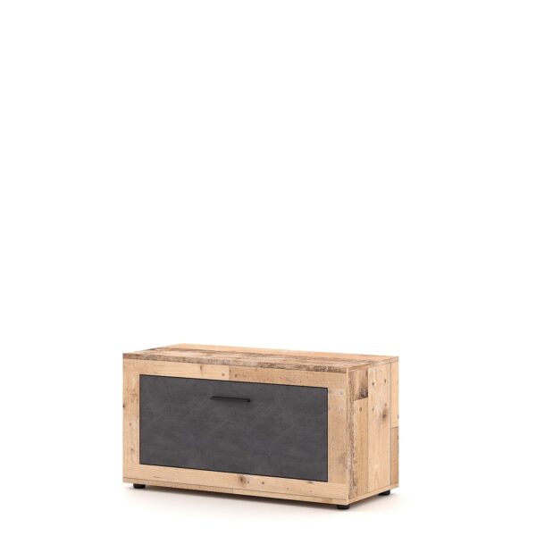 Botník Luna 90 cm dub Matera světlý/šedý